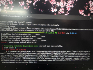 安装numpy包失败怎么办,求解决方案_编程语言-CSDN问答